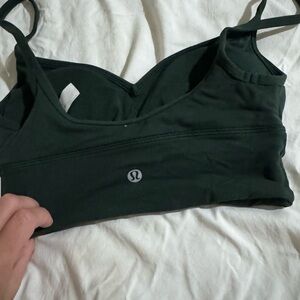 lululemon athletica Dark Green Sports Bra